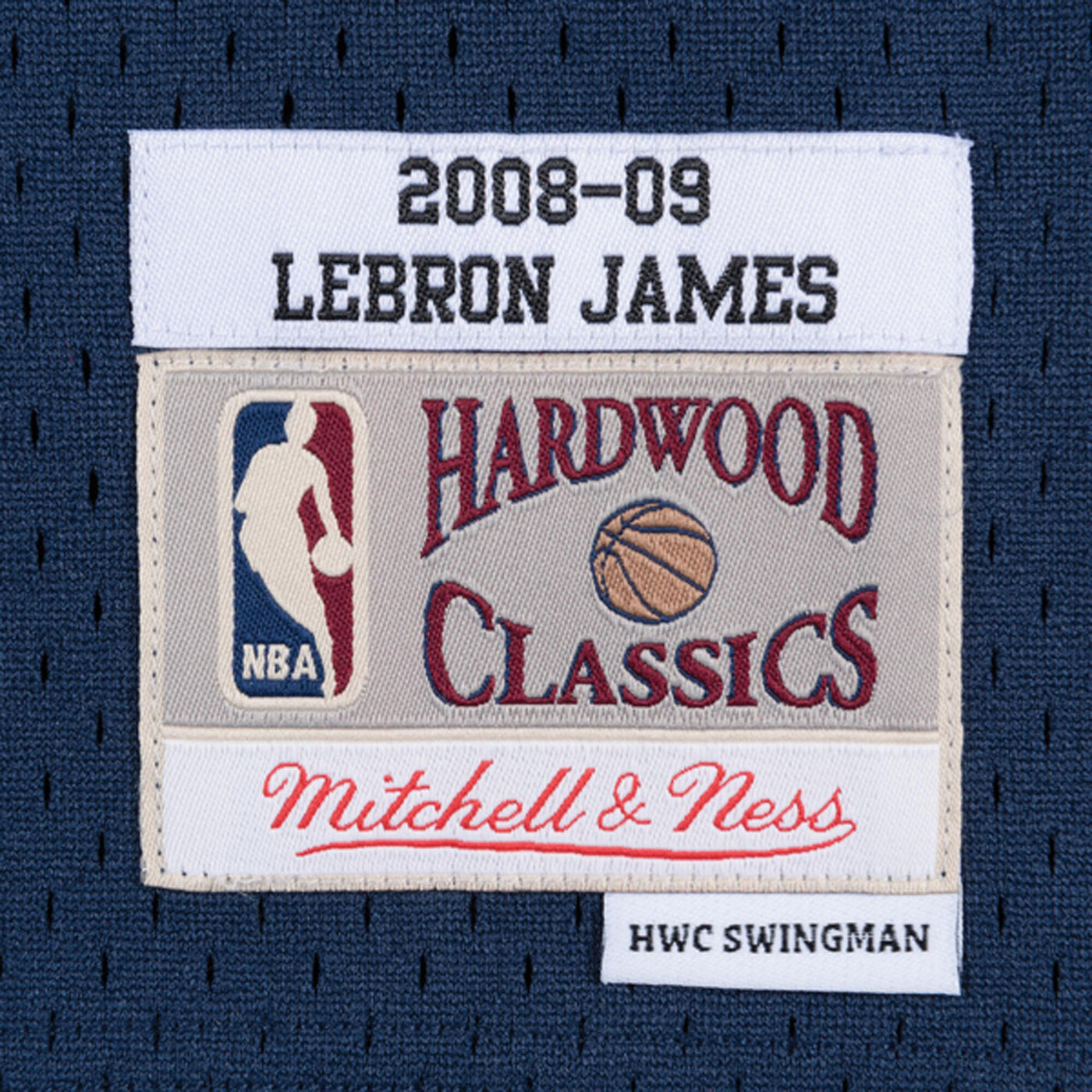 Mitchell & Ness LeBron James Navy Cleveland Cavaliers 2008-09 Hardwood Classics Swingman Jersey