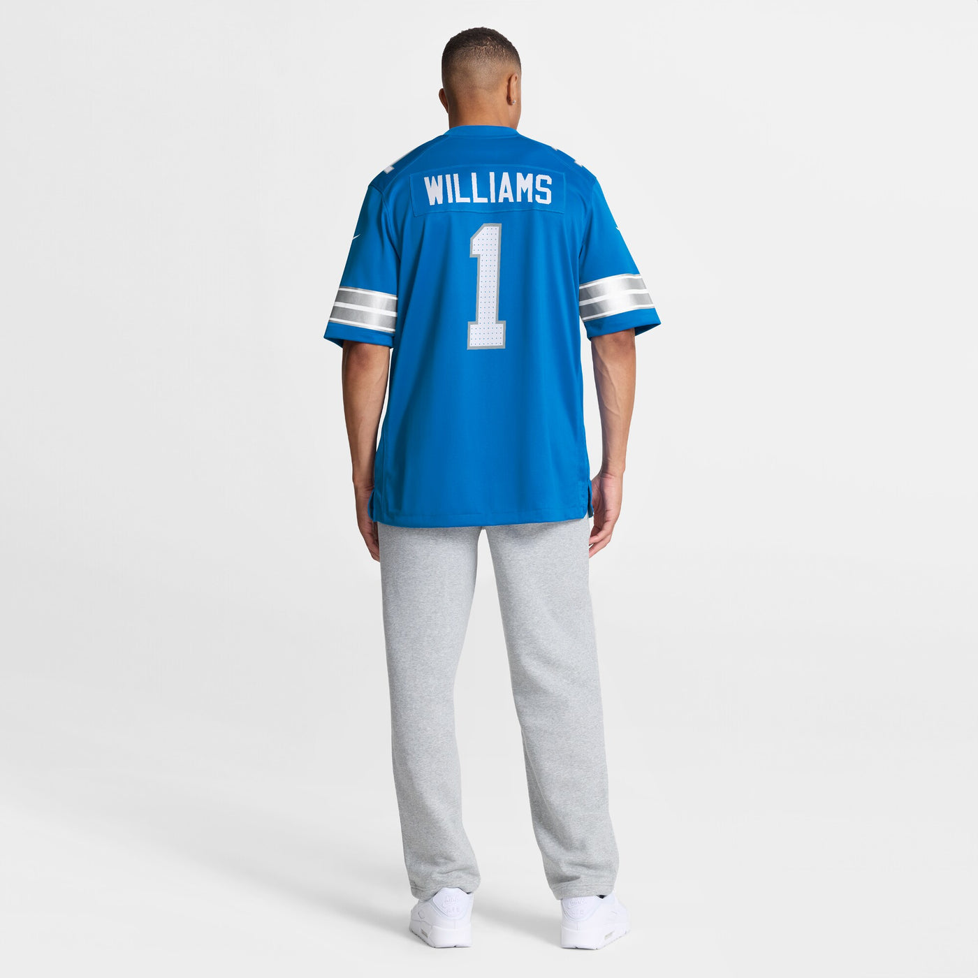 Detroit Lions Jameson Williams Nike Blue Game Player Jersey