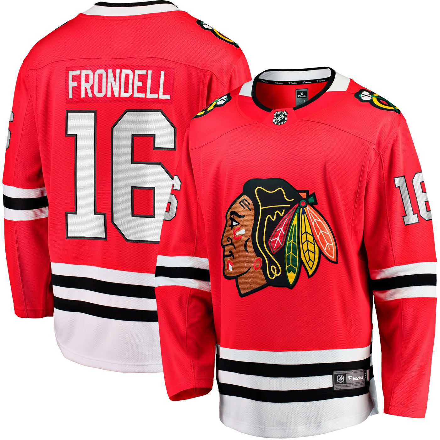 Chicago Blackhawks Anton Frondell Fanatics Red Breakaway Jersey