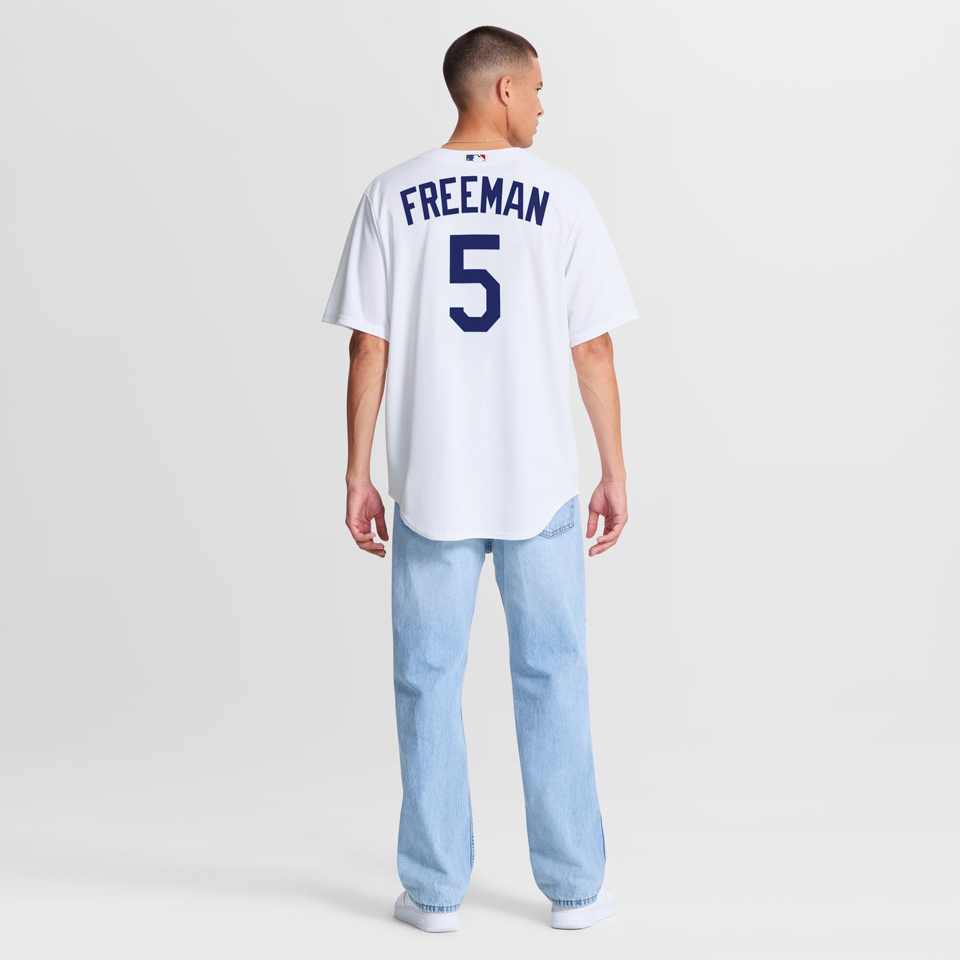 Los Angeles Dodgers Freddie Freeman Nike White Home Replica Jersey