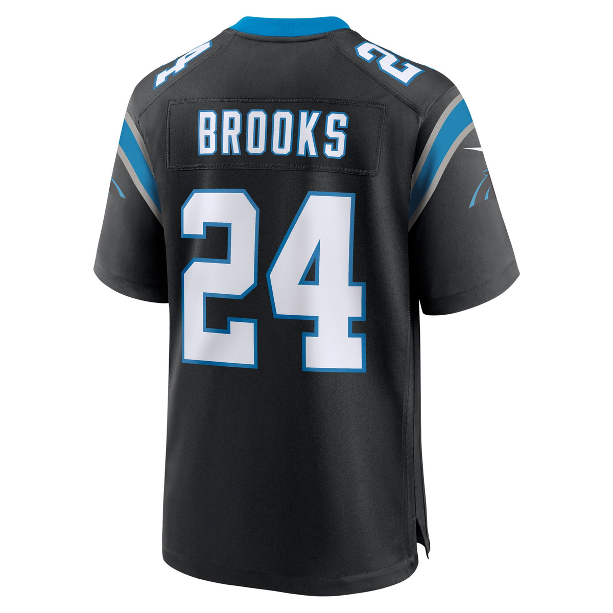 Carolina Panthers Jonathon Brooks Black Game Jersey