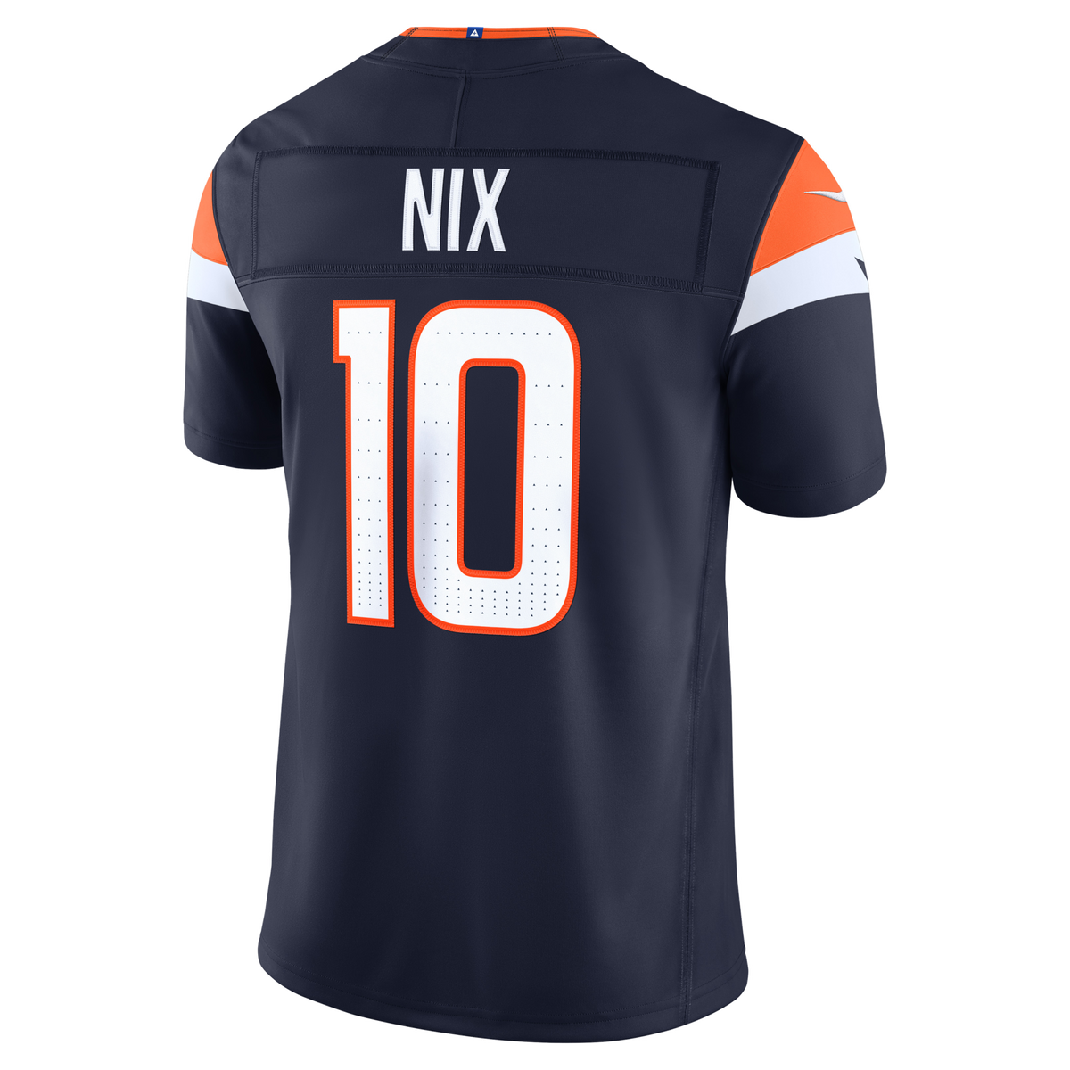 Denver Broncos Bo Nix Navy Alternate Vapor F.U.S.E. Stitched Limited Jersey