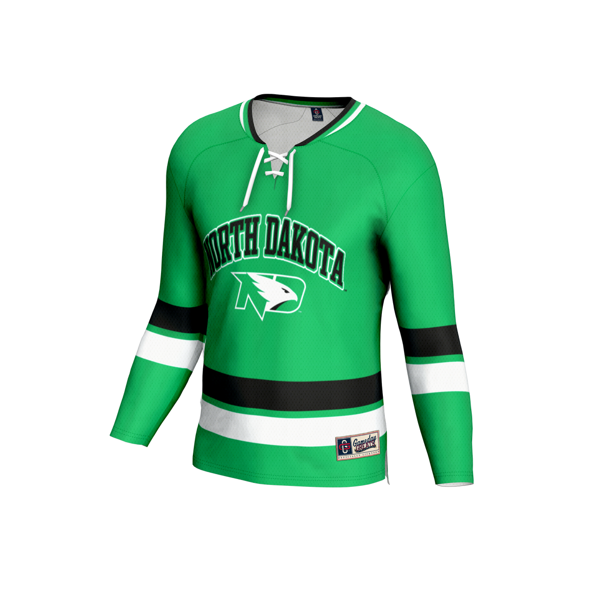 North Dakota GameDay Greats Lightweight Hockey Fashion Jersey - Kelly Green