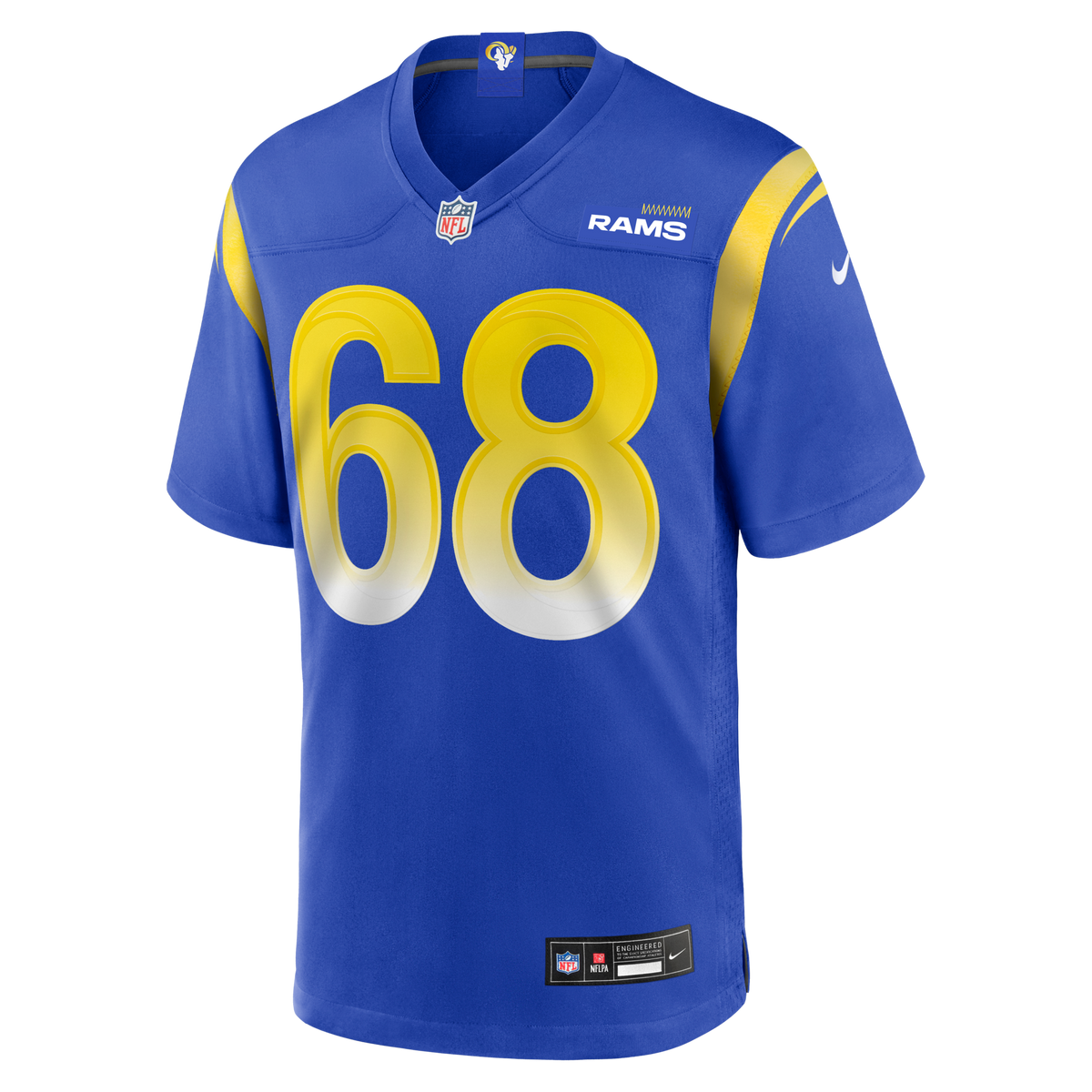 Los Angeles Rams Mike McAllister Royal Home Game Jersey