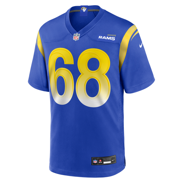 Los Angeles Rams Mike McAllister Royal Home Game Jersey