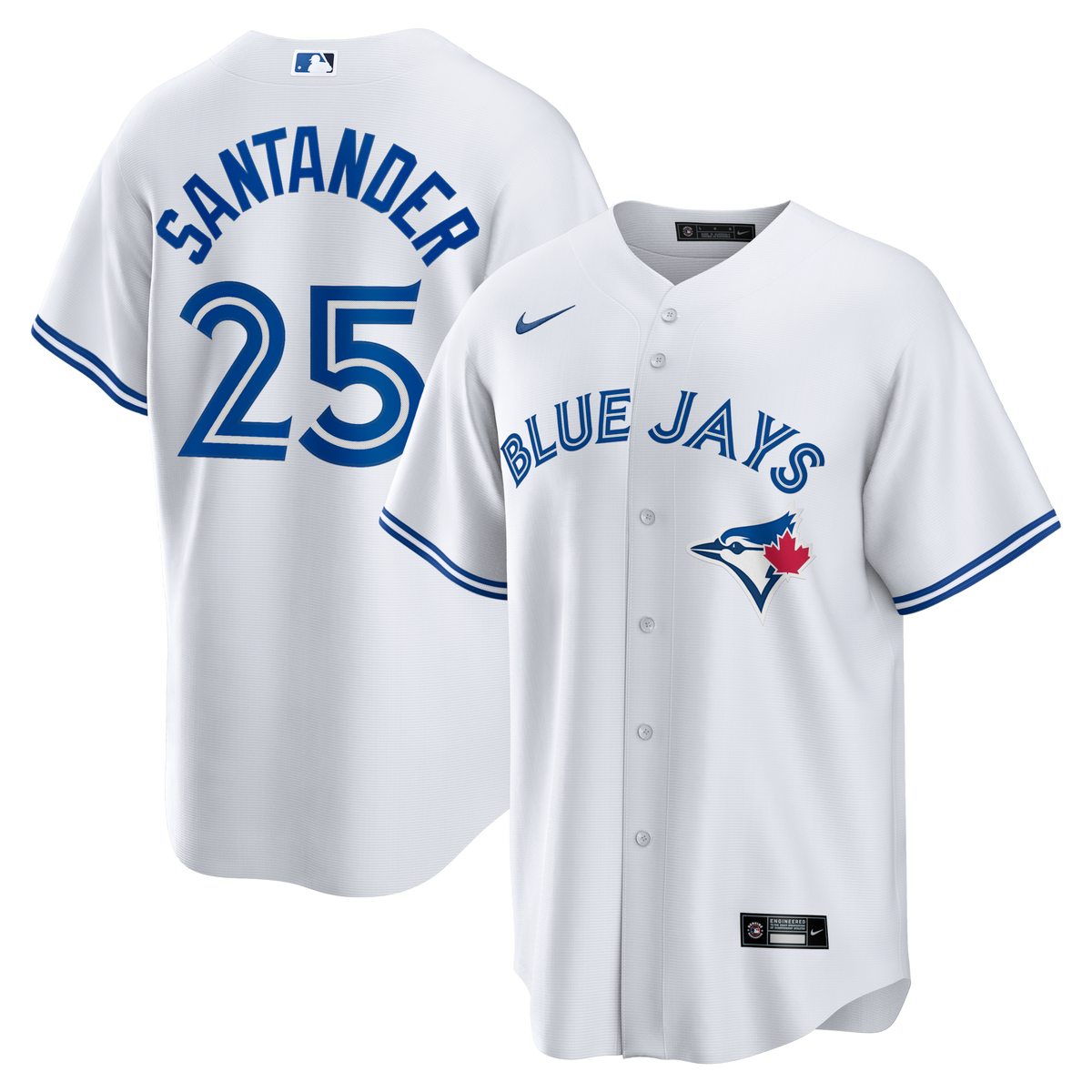 Toronto Blue Jays Anthony Santander White Home Replica Jersey