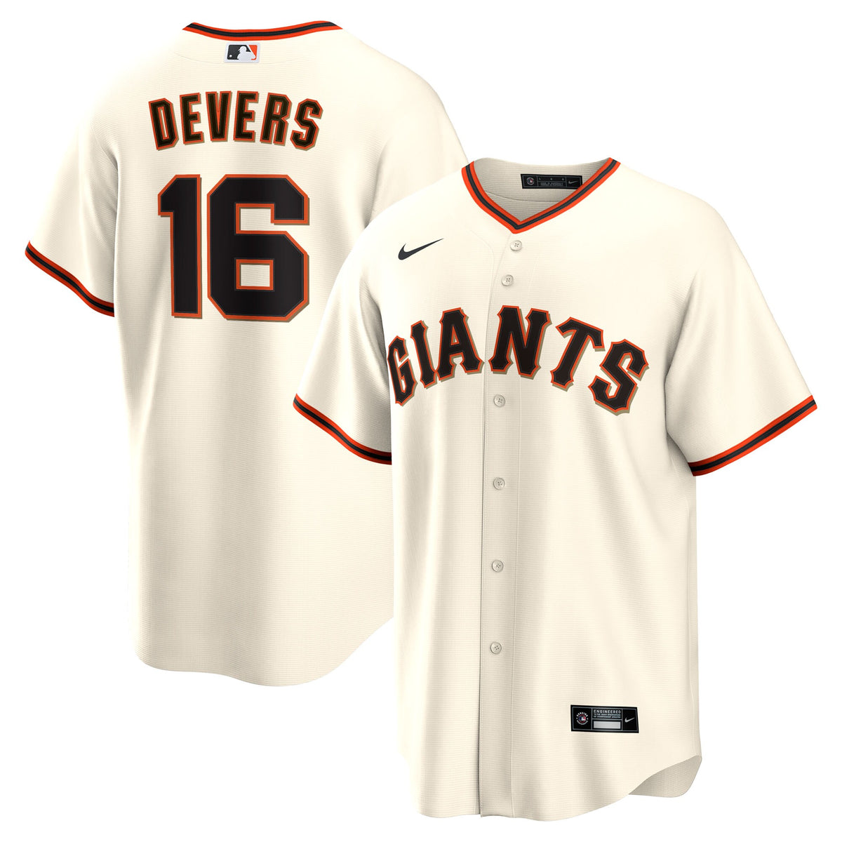 San Francisco Giants Rafael Devers White Home Replica Player Jersey