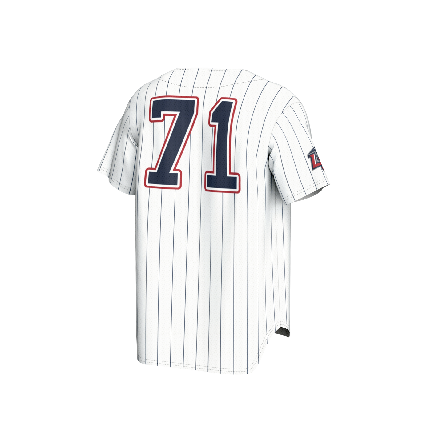 Adult GameDay Greats #71 White Liberty Flames Lightweight Collegiate Baseball Fashion Jersey
