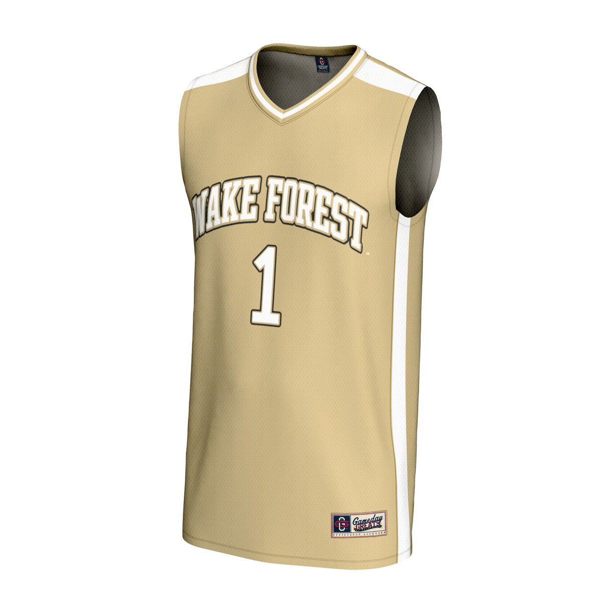 #1 Wake Forest Demon Deacons GameDay Greats Lightweight Collegiate Basketball Fashion Jersey - Gold