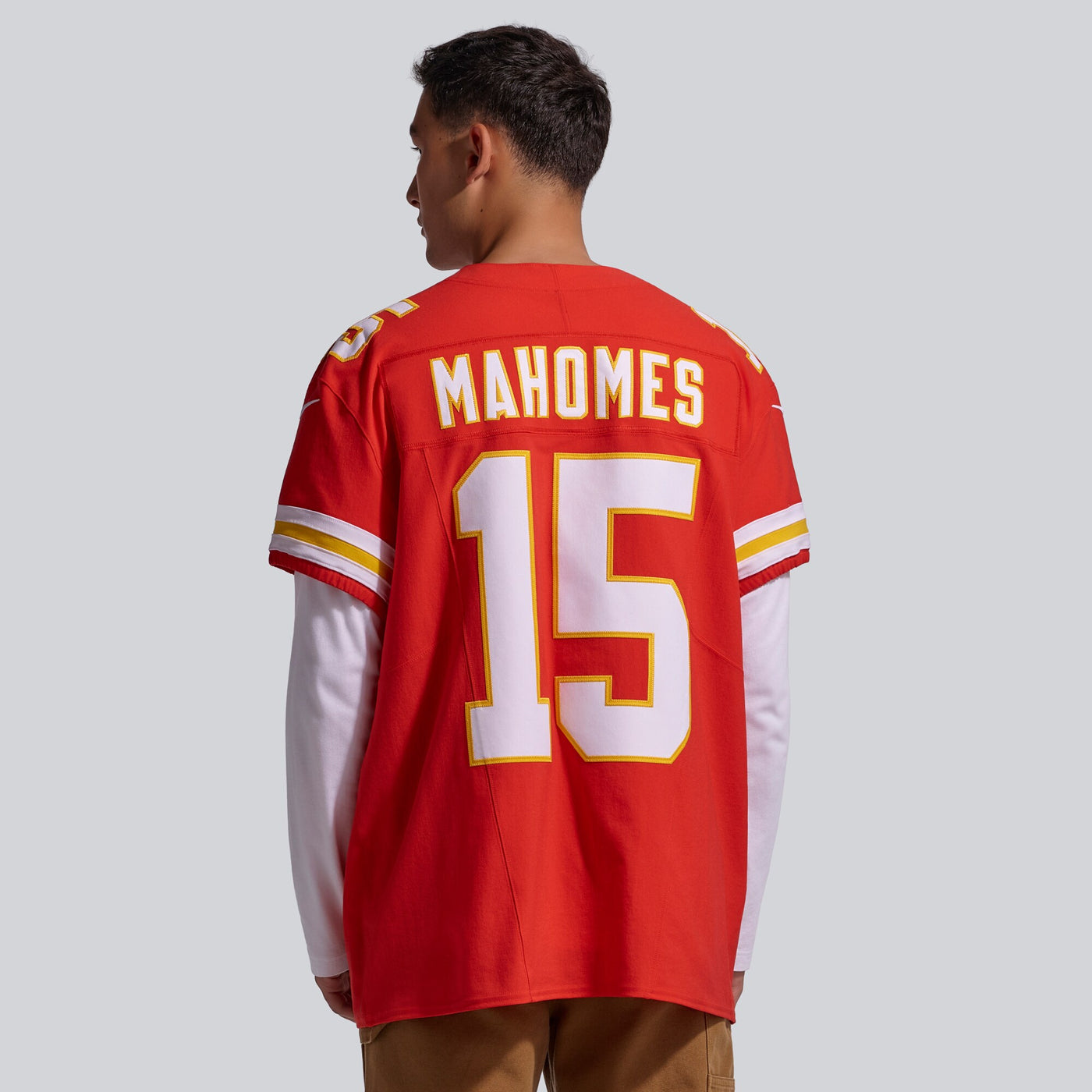 Kansas City Chiefs Patrick Mahomes Nike Red Team Vapor F.U.S.E. Elite Jersey