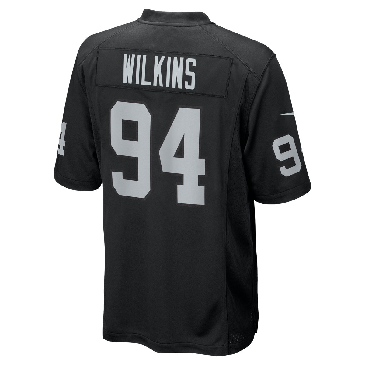 Las Vegas Raiders Christian Wilkins Black Team Game Jersey