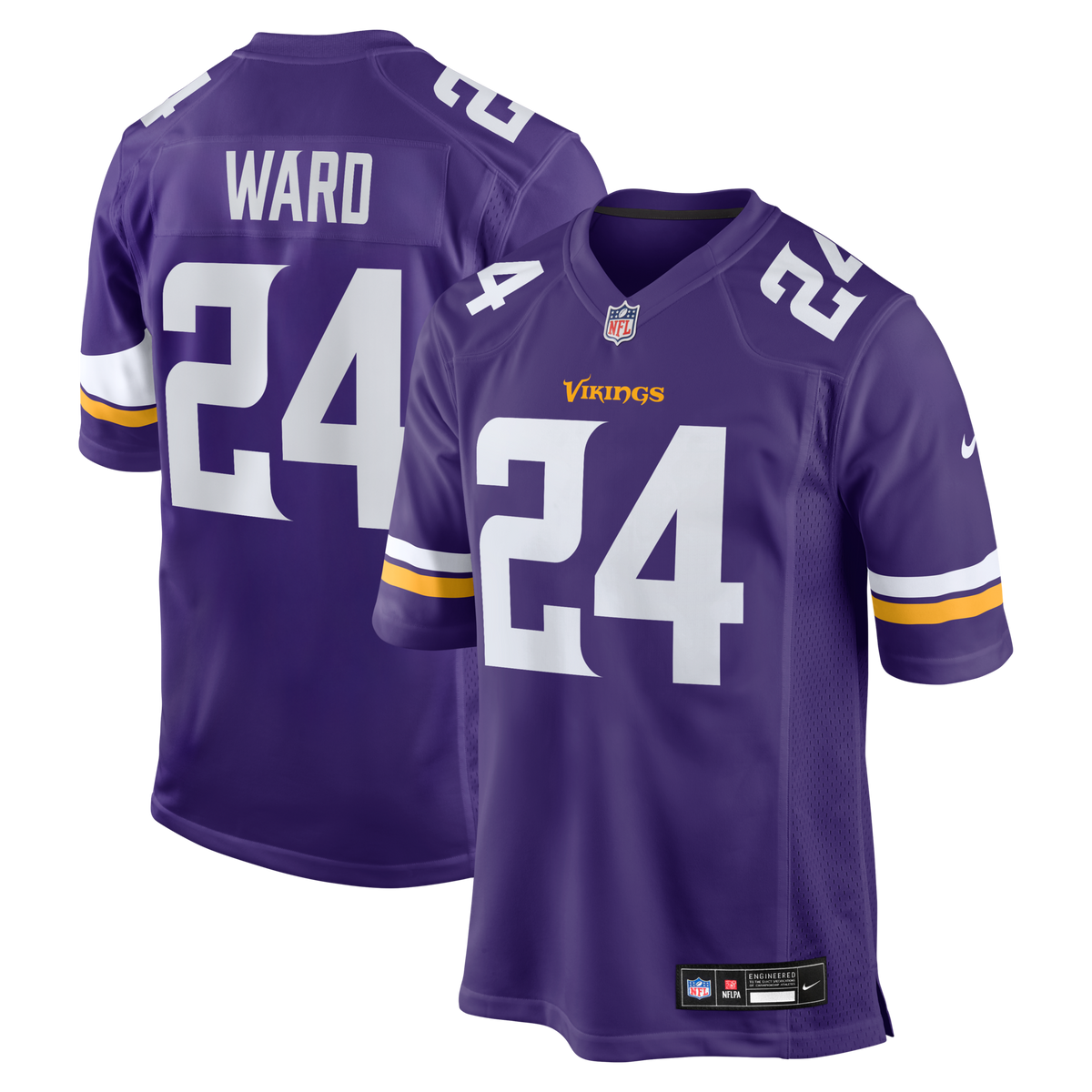 Minnesota Vikings Jay Ward Purple Team Game Jersey
