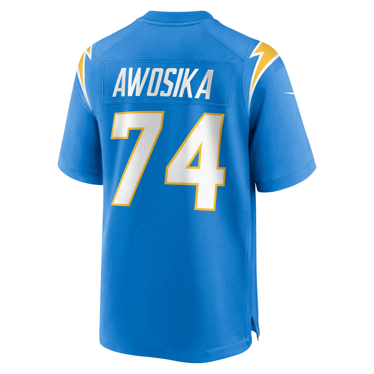 Los Angeles Chargers Kayode Awosika Powder Blue Team Game Jersey