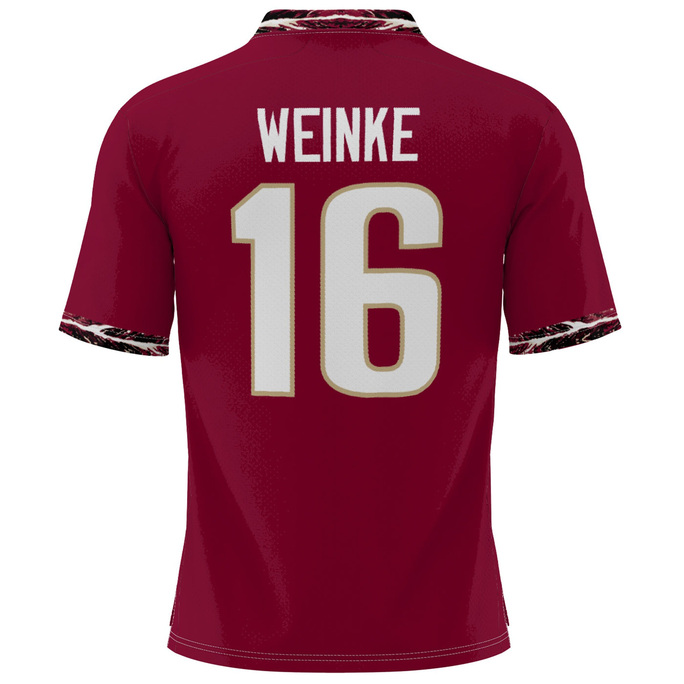 Chris Weinke Garnet Florida State Seminoles Heisman Football Jersey