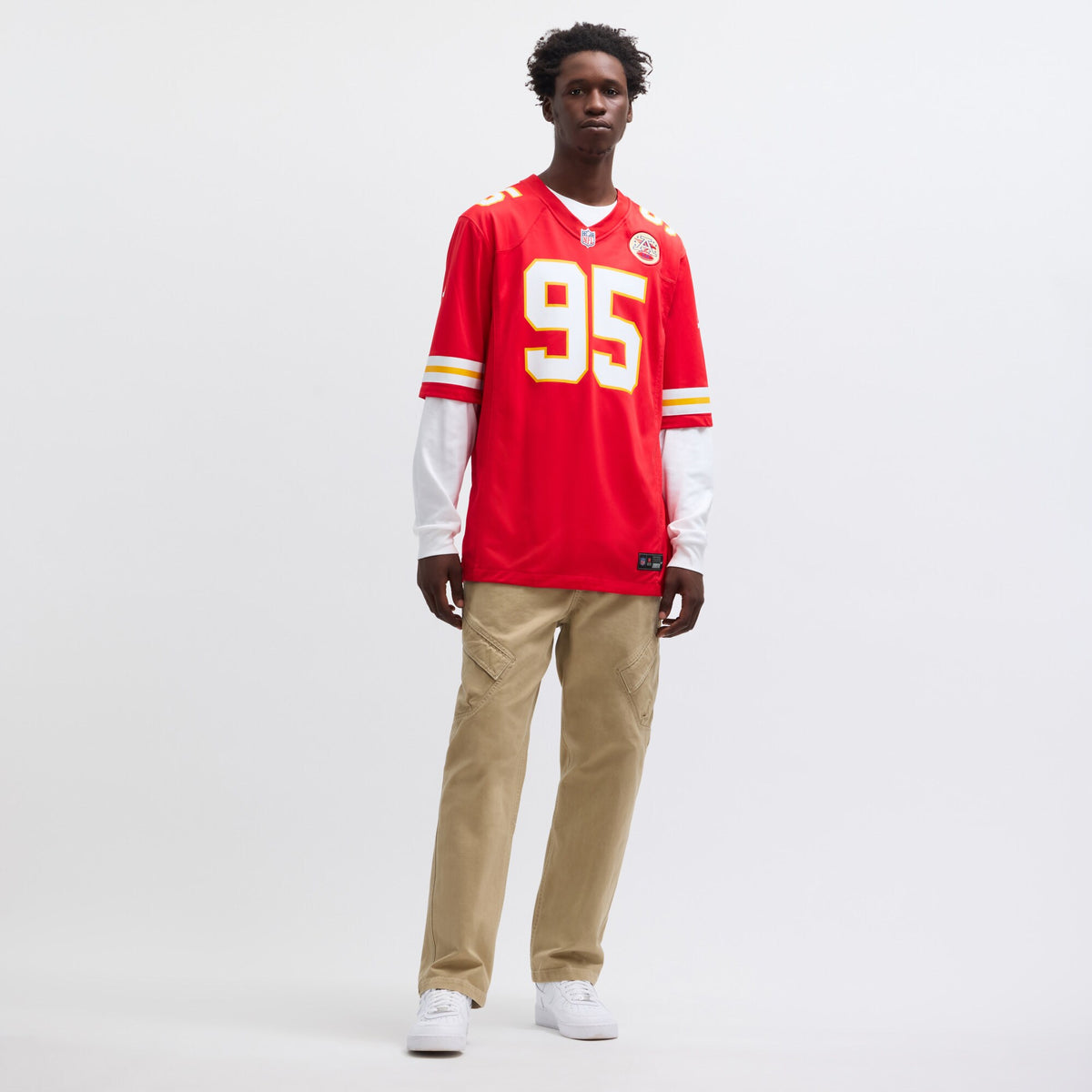 Kansas City Chiefs Chris Jones Red Game Jersey