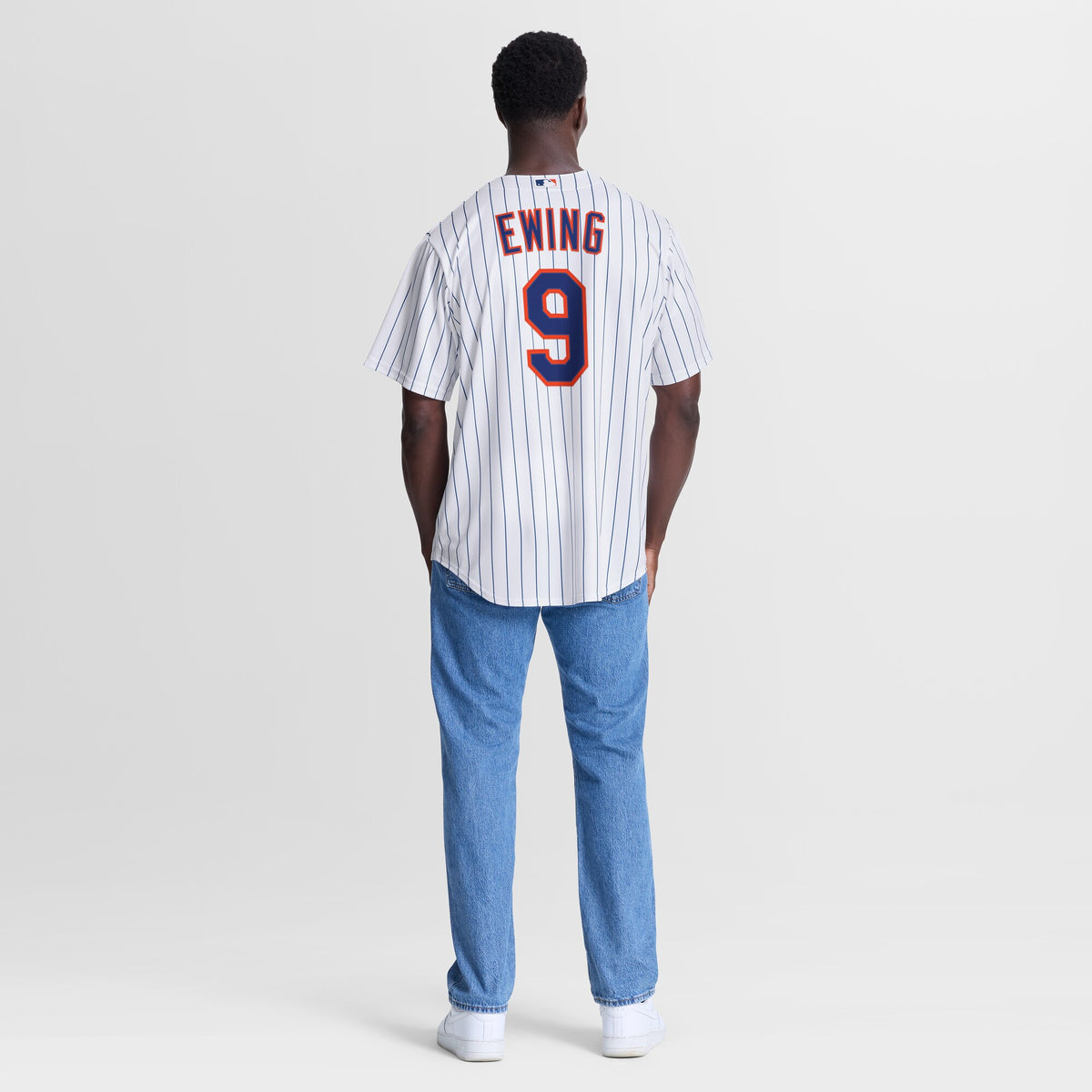 New York Mets AJ Ewing White Home Replica Jersey
