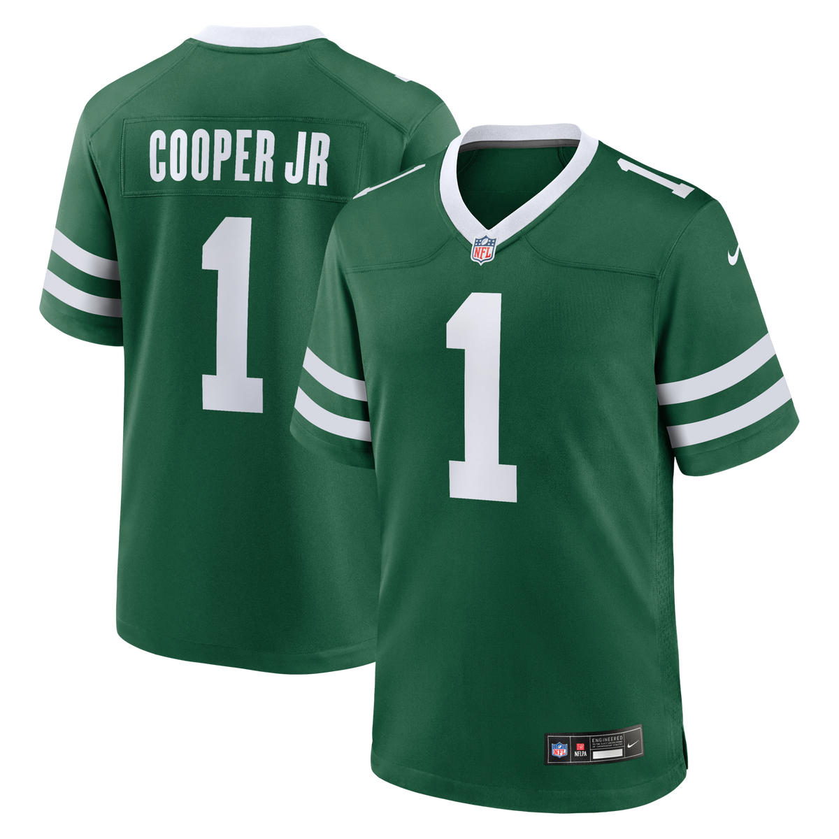 New York Jets Omar Cooper Jr. Legacy Green 2026 NFL Draft First Round Pick No. 30 Team Game Jersey