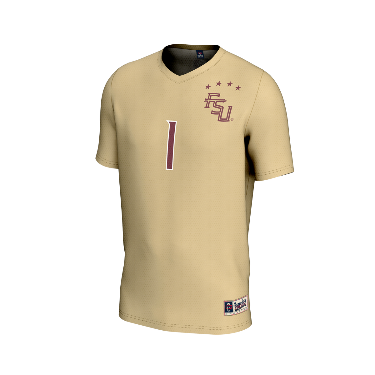 #1 Florida State Seminoles GameDay Greats Lightweight Collegiate Soccer Fashion Jersey - Gold