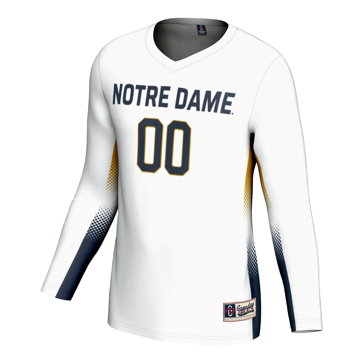 Notre Dame Fighting Irish GameDay Greats NIL Lightweight Volleyball Jersey - White