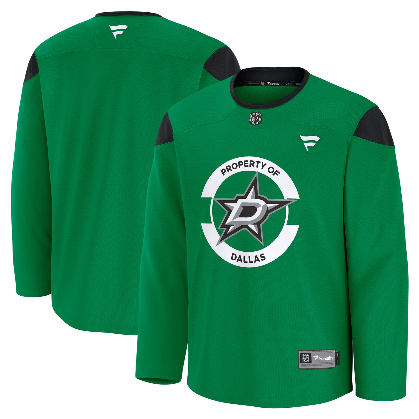 Dallas Stars Fanatics Kelly Green Practice Jersey