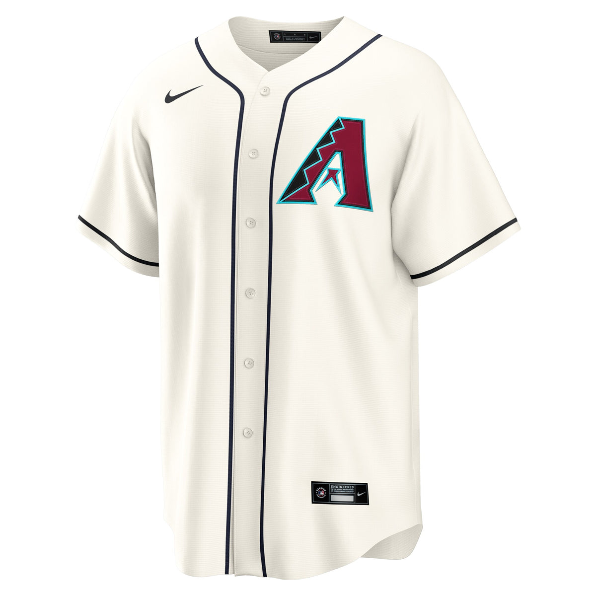 Arizona Diamondbacks Cream Home Custom Replica Jersey