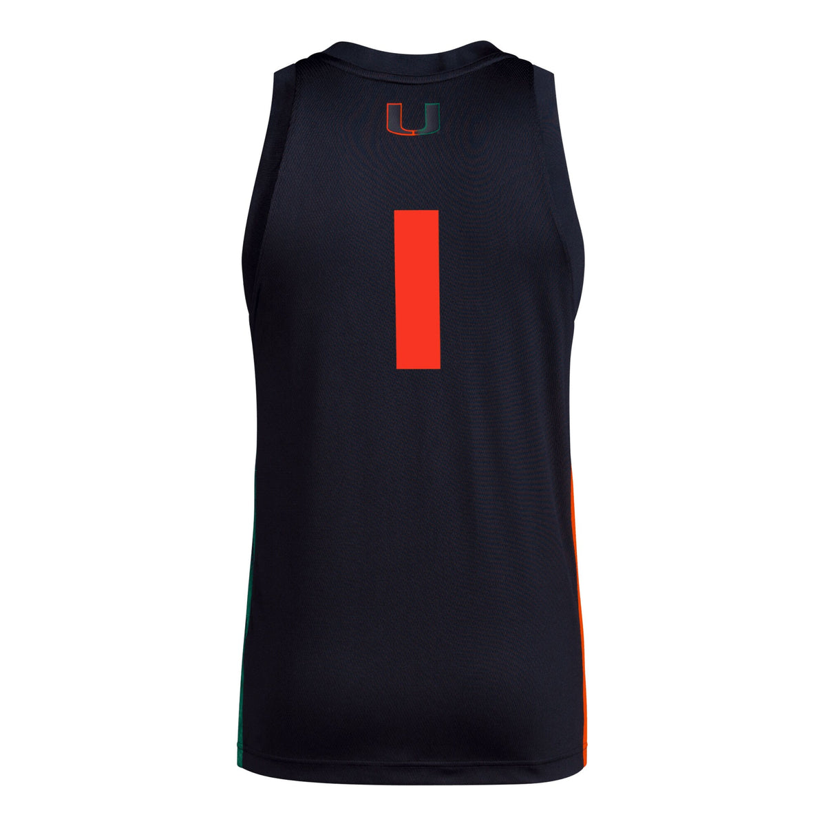 #1 Miami Hurricanes Swingman Jersey - Black