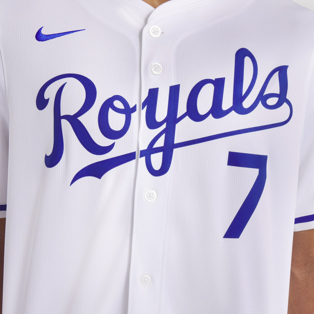 Kansas City Royals Bobby Witt Jr. White Home Limited Player Jersey