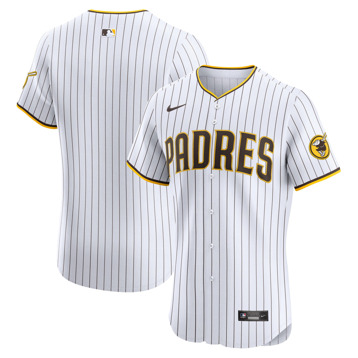 San Diego Padres White Home Elite Jersey