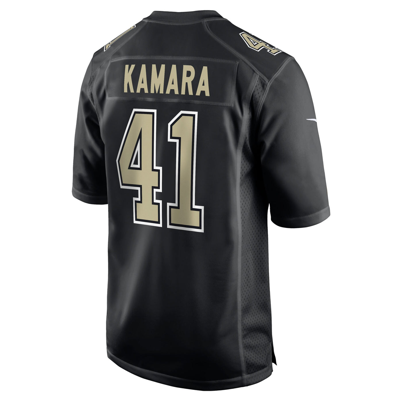 New Orleans Saints Alvin Kamara Nike Carbon Black Fashion Game Jersey