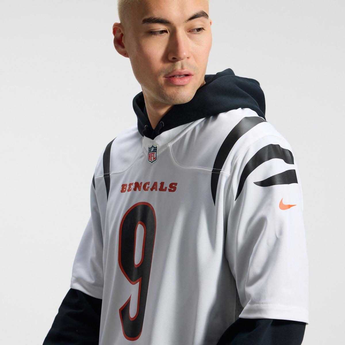 Cincinnati Bengals Joe Burrow White Game Jersey