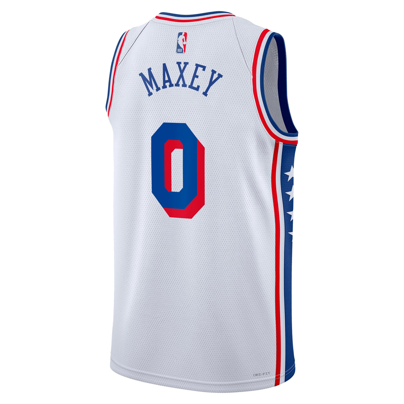 Philadelphia 76ers Nike Association Edition Swingman Jersey - White - Tyrese Maxey