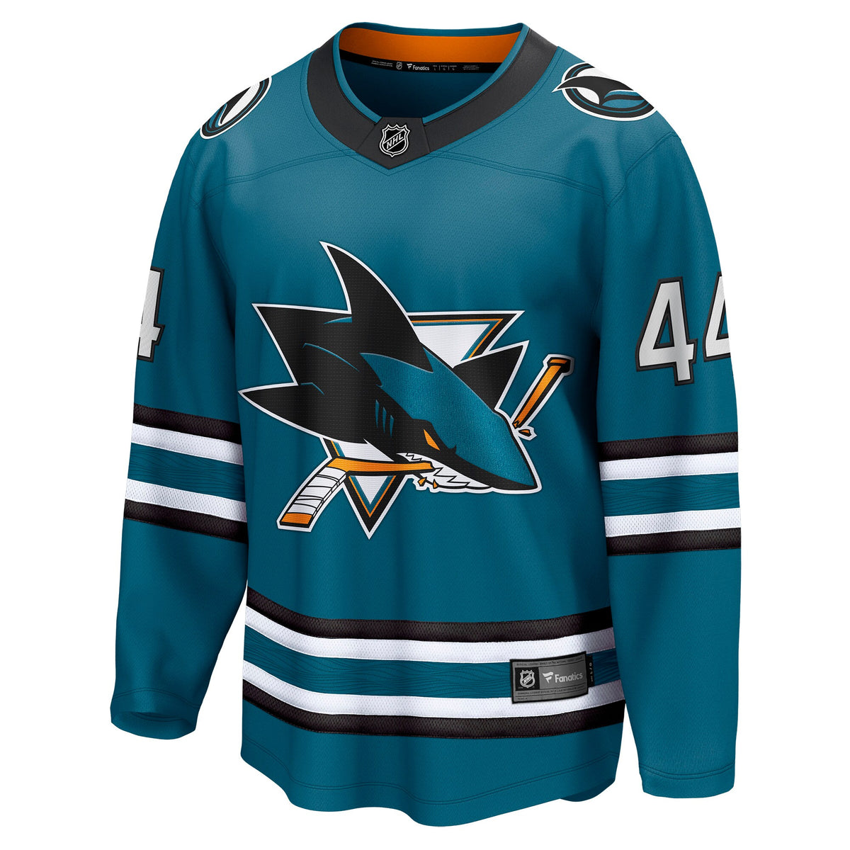 San Jose Sharks Marc-Edouard Vlasic Fanatics Teal Home Breakaway Player Jersey
