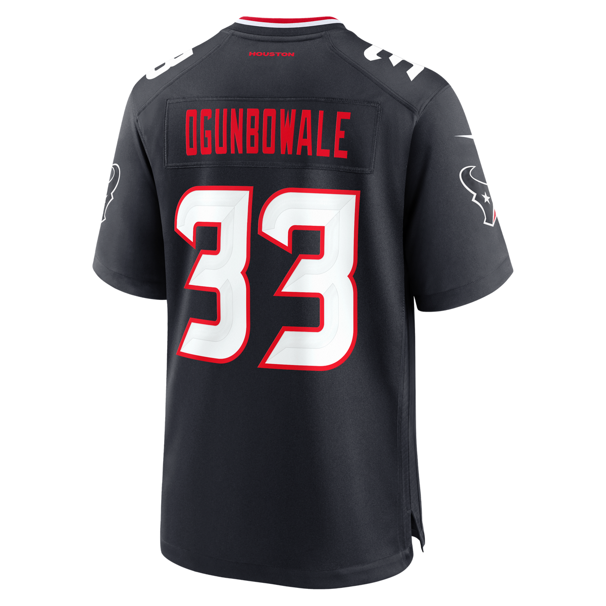 Houston Texans Dare Ogunbowale Navy Team Game Jersey