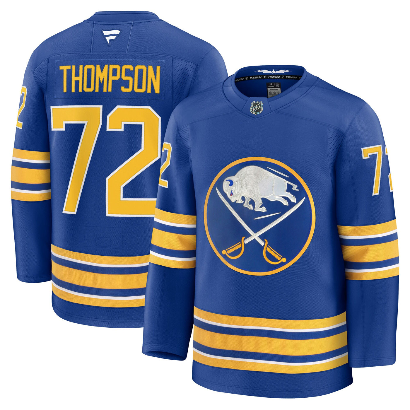 Buffalo Sabres Tage Thompson Fanatics Royal Home Premium Jersey