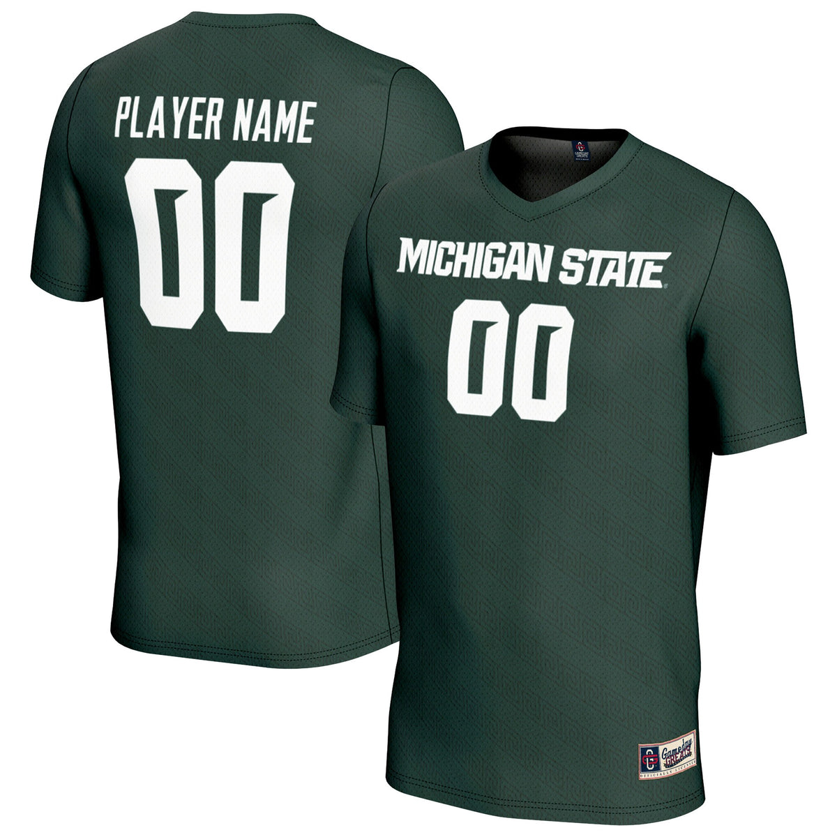 Michigan State Spartans GameDay Greats NIL Pick-A-Player Soccer Jersey - Green