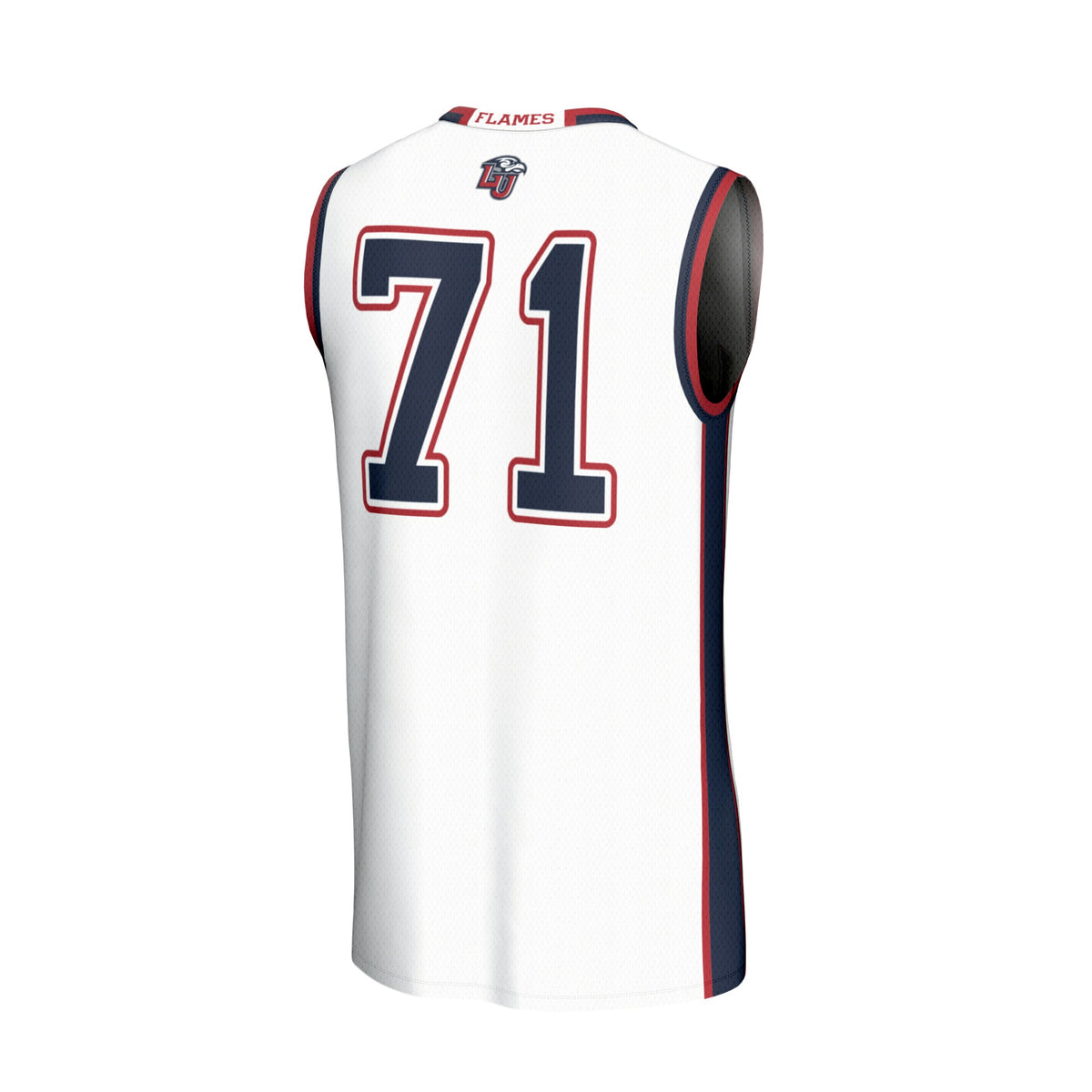 #71 Liberty Flames GameDay Greats Lightweight Basketball Fashion Jersey - White