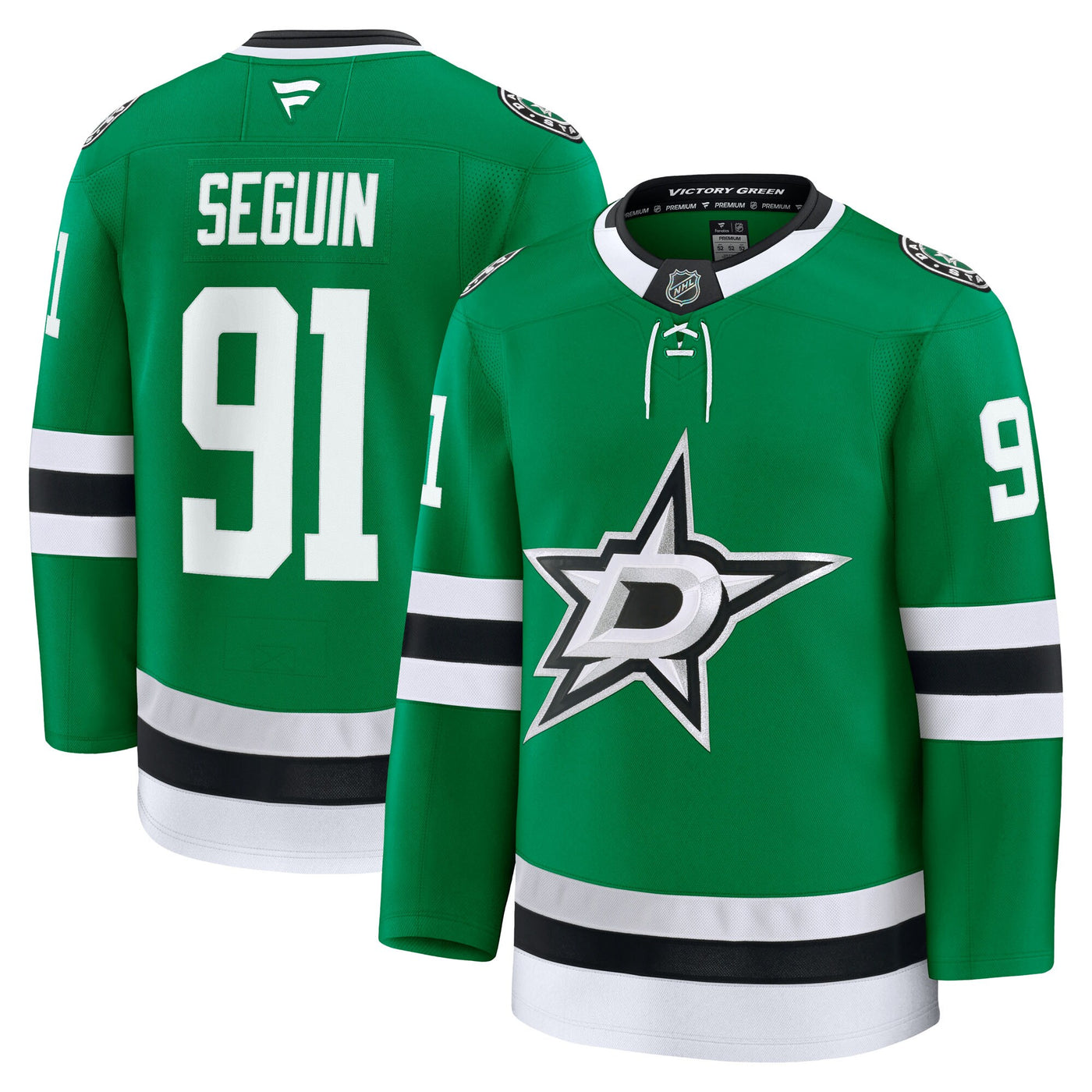 Dallas Stars Tyler Seguin Fanatics Kelly Green Home Premium Jersey
