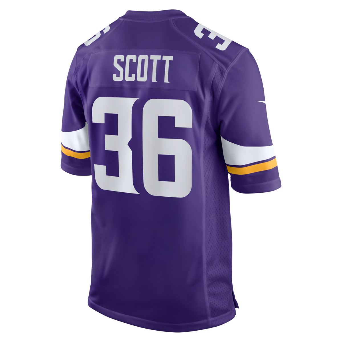 Minnesota Vikings Zavier Scott Purple Team Game Jersey