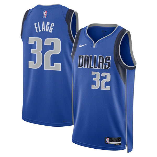 Dallas Mavericks Nike Icon Edition Swingman Jersey NBA 2025 First Round Draft Pick - Blue - Cooper Flagg