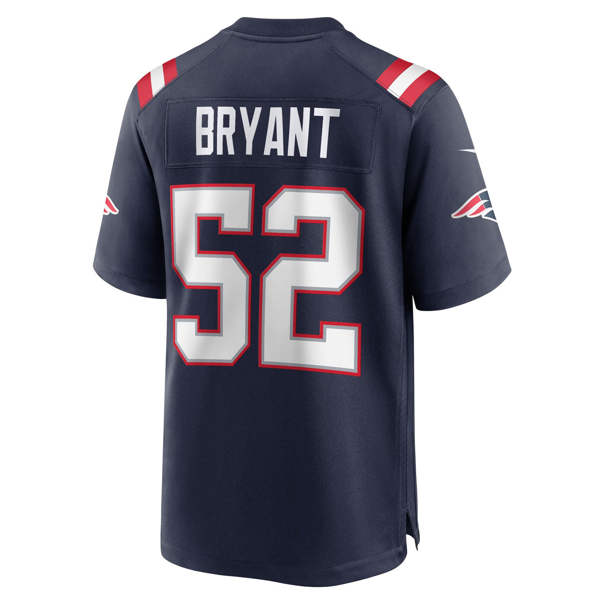 New England Patriots Marcus Bryant Navy Team Game Jersey