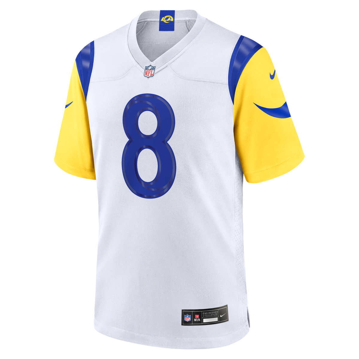 Los Angeles Rams Jared Verse White White Game Player Jersey