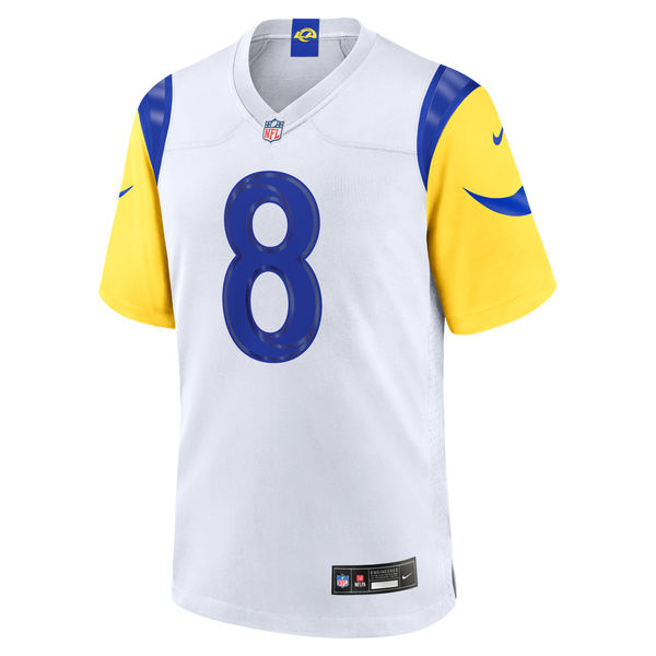 Los Angeles Rams Jared Verse Nike White White Game Player Jersey