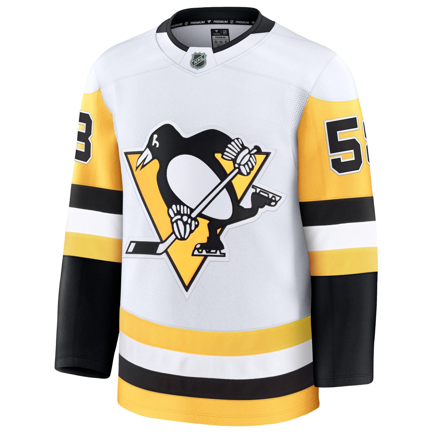 Pittsburgh Penguins Kris Letang Fanatics White Premium Jersey