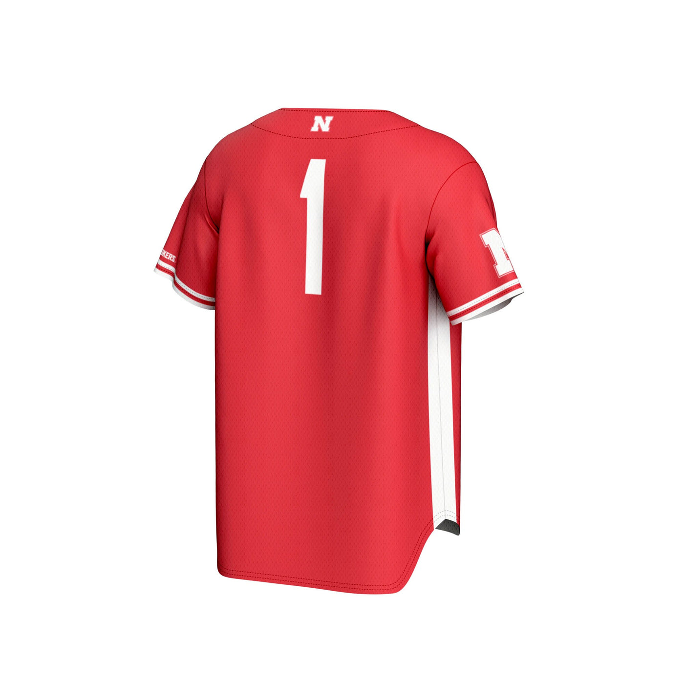 GameDay Greats #1 Scarlet Nebraska Huskers Lightweight Baseball Jersey