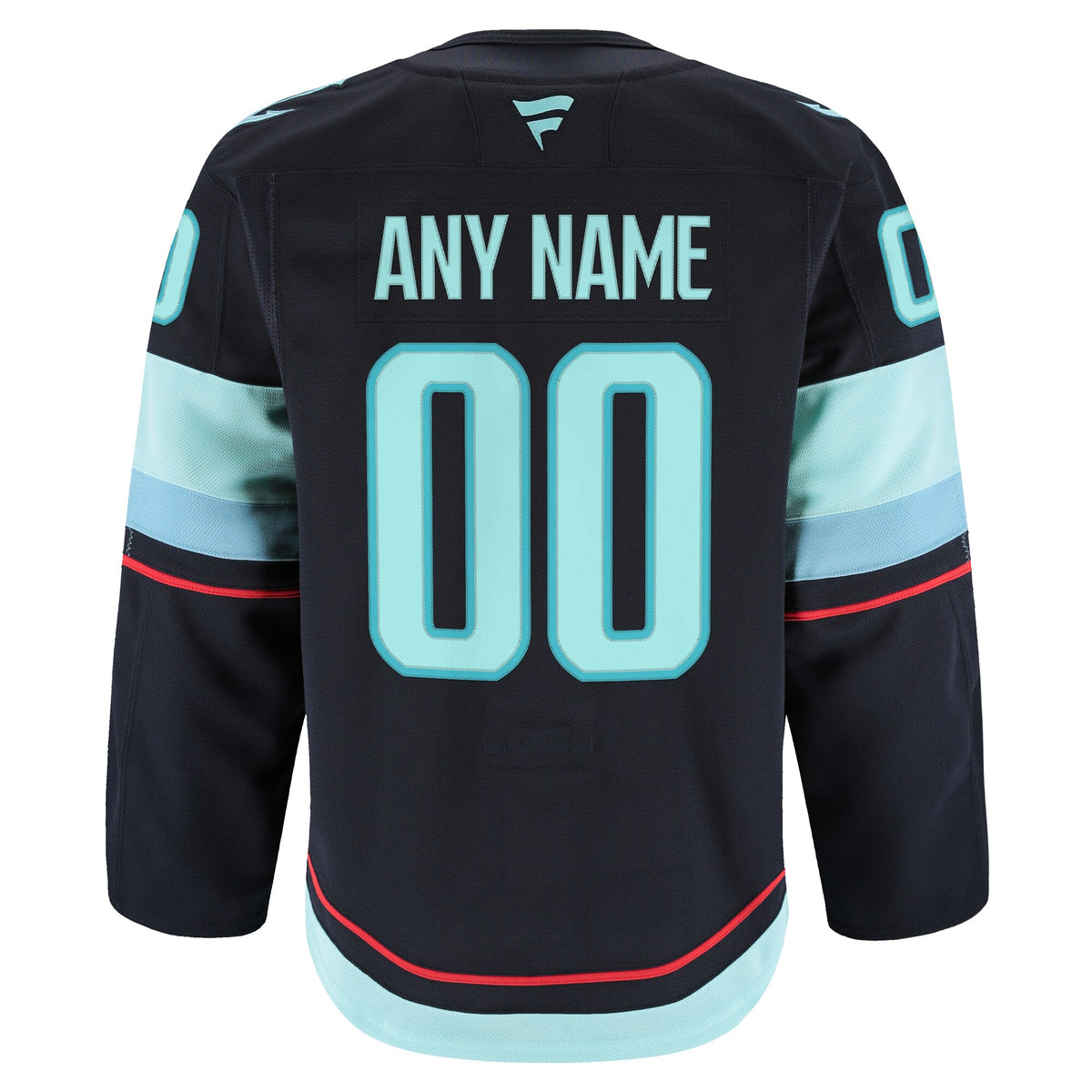 Seattle Kraken Fanatics Navy Home Authentic Pro Custom Jersey