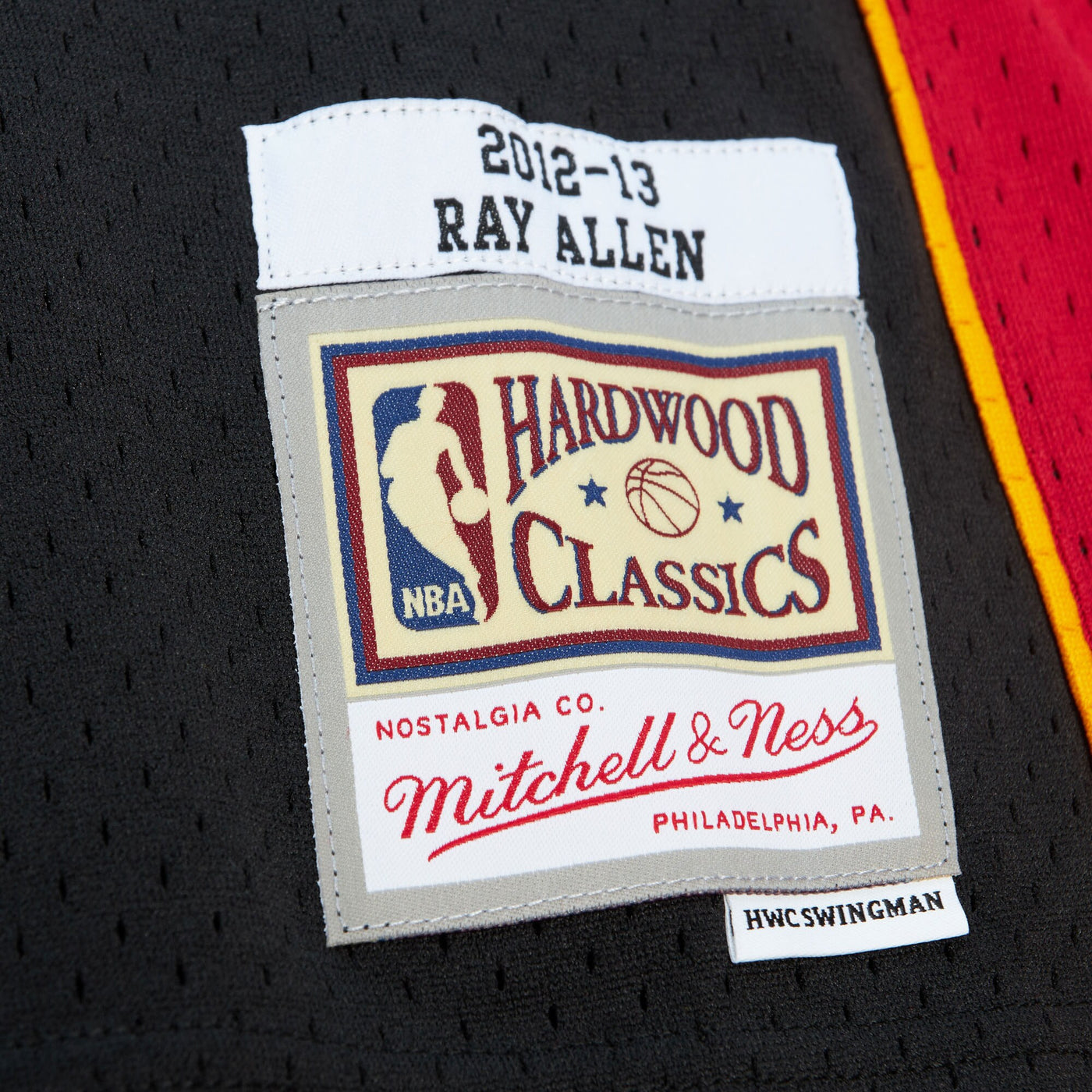 Miami Heat Mitchell & Ness Ray Allen 2012 Authentic Jersey - Black