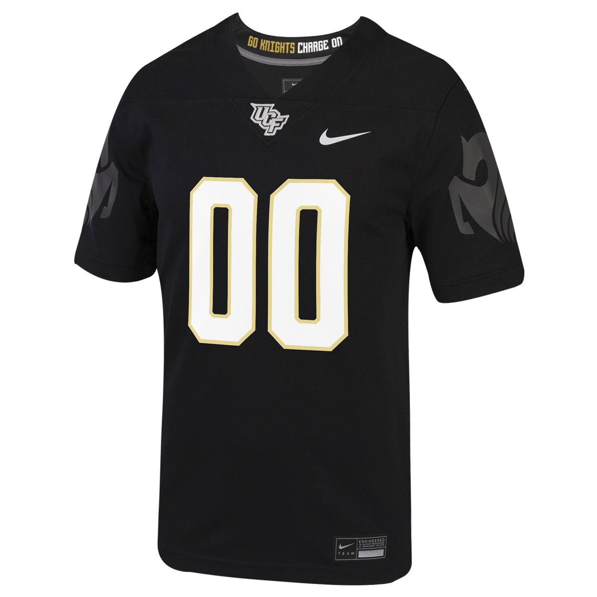 UCF Knights Football Custom Game Jersey - Black