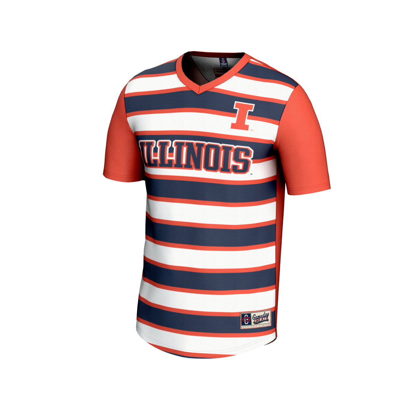 GameDay Greats #1 Orange Illinois Fighting Illini Lightweight Soccer Fashion Jersey