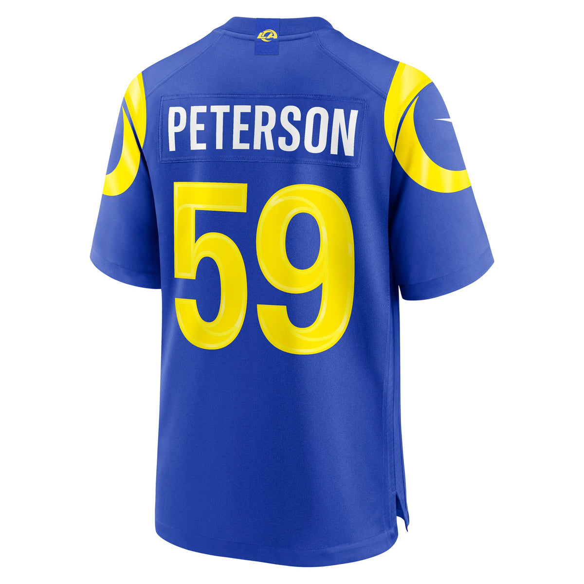 Los Angeles Rams Darryl Peterson Royal Game Jersey