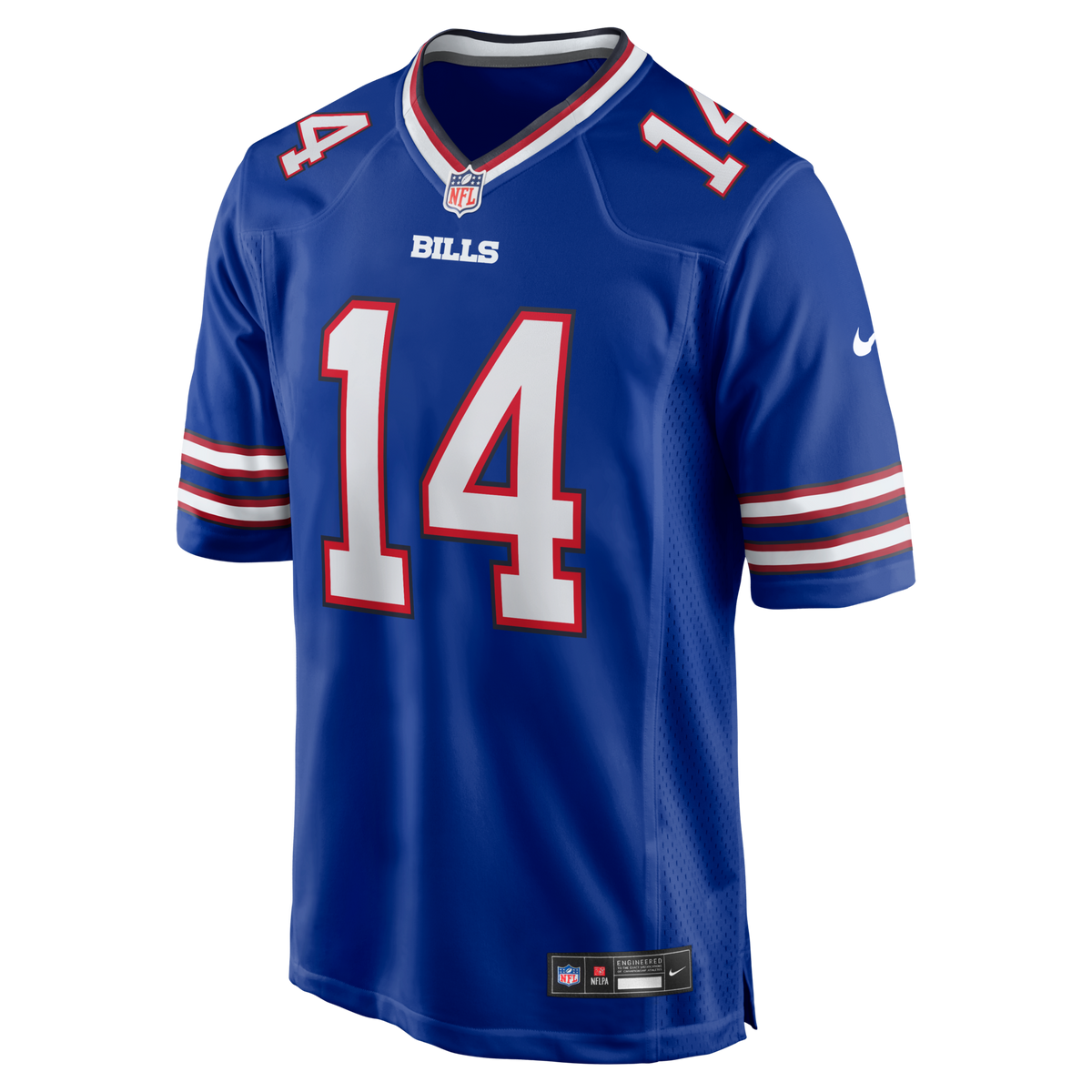 Buffalo Bills Frank Reich Royal Game Retired Player Jersey